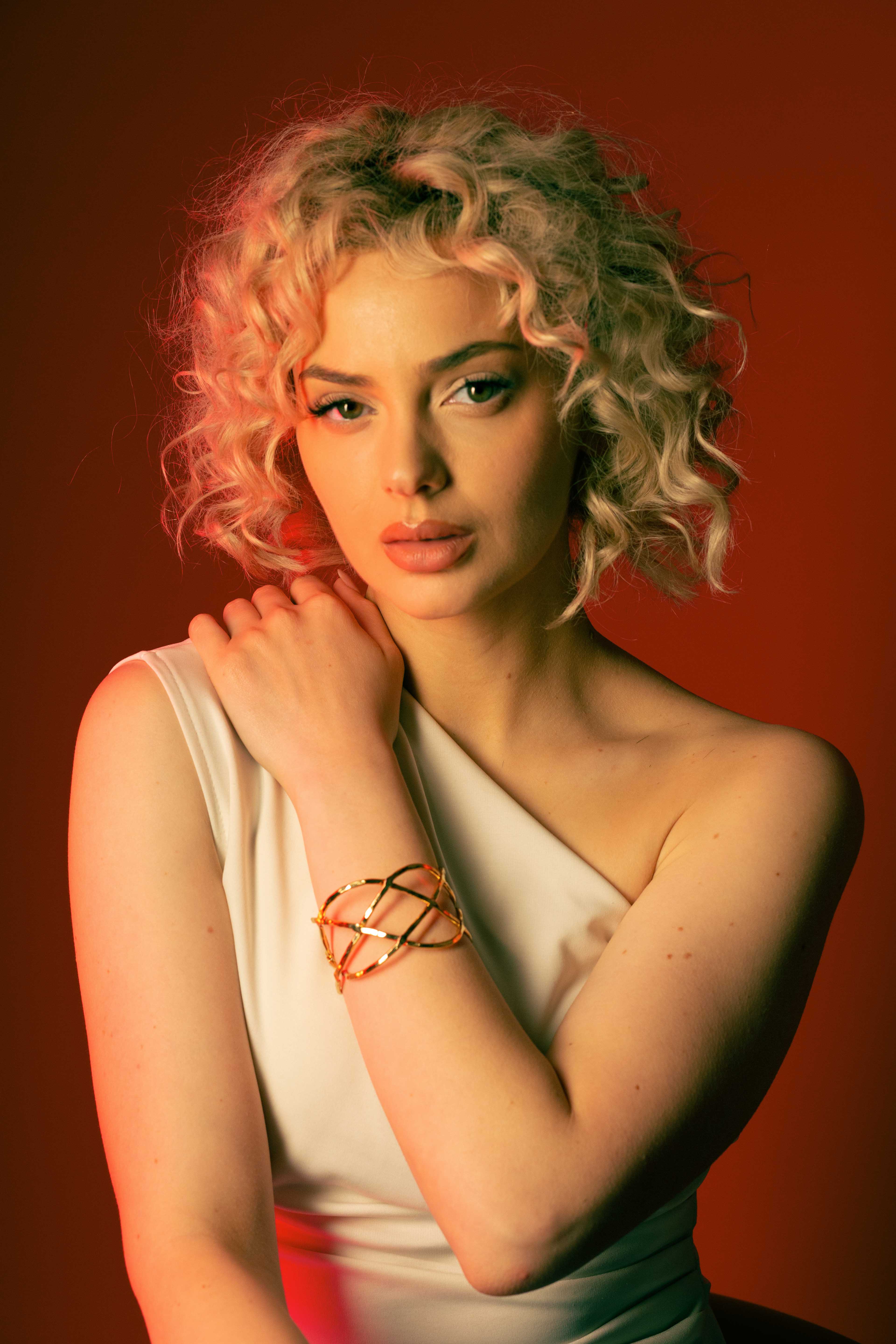 portrait with heart